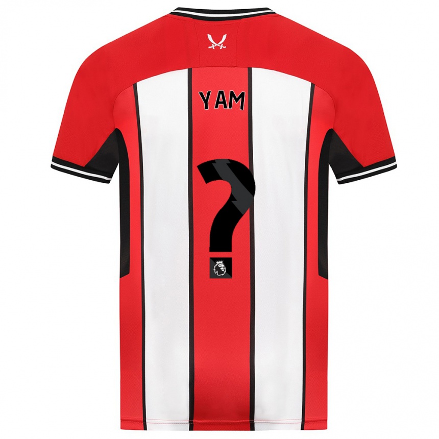 Niño Fútbol Camiseta Callum Yam #0 Rojo 1ª Equipación 2023/24 Perú