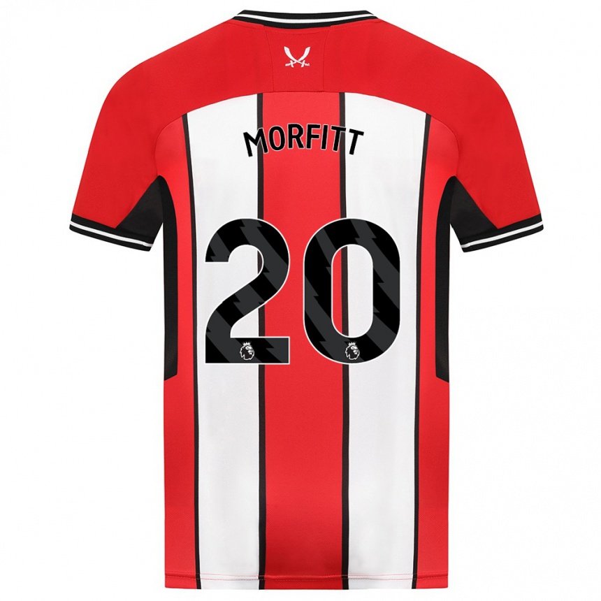 Niño Fútbol Camiseta Izzy Morfitt #20 Rojo 1ª Equipación 2023/24 Perú