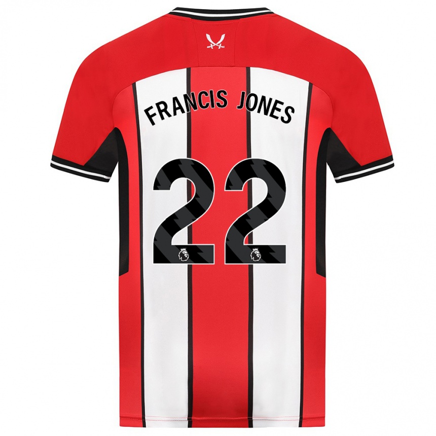 Niño Fútbol Camiseta Maria Francis-Jones #22 Rojo 1ª Equipación 2023/24 Perú