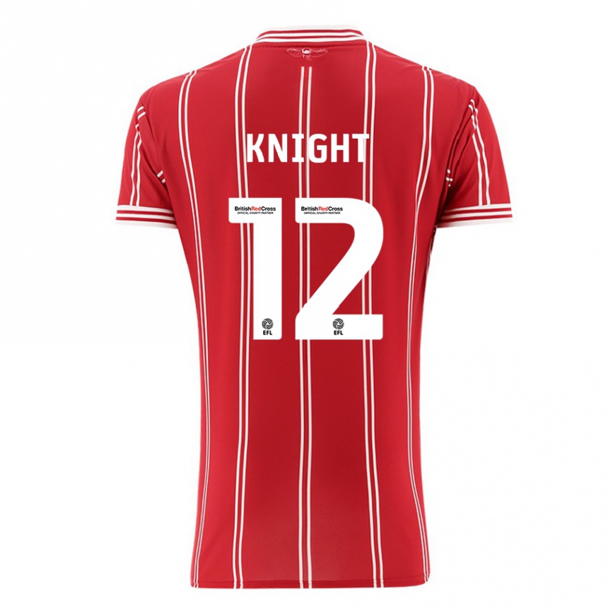 Niño Fútbol Camiseta Jason Knight #12 Rojo 1ª Equipación 2023/24 Perú