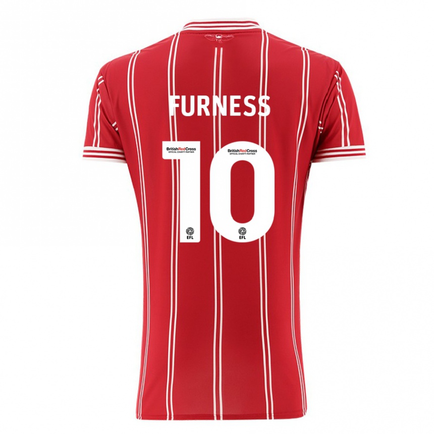 Niño Fútbol Camiseta Rachel Furness #10 Rojo 1ª Equipación 2023/24 Perú