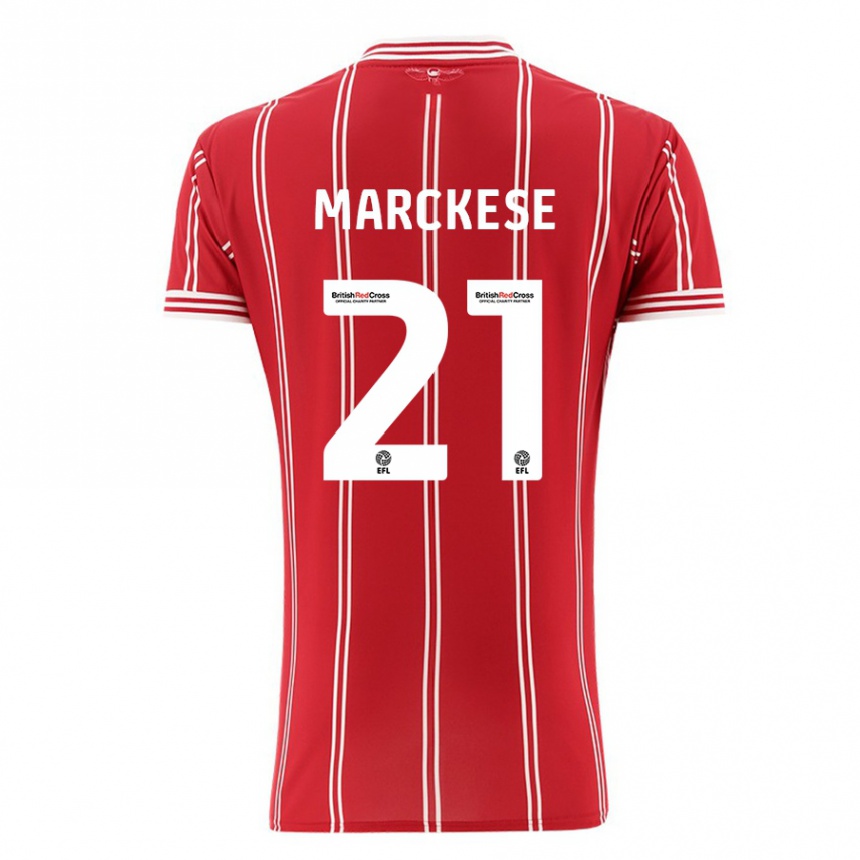 Niño Fútbol Camiseta Kaylan Marckese #21 Rojo 1ª Equipación 2023/24 Perú