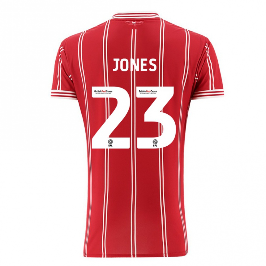 Niño Fútbol Camiseta Carrie Jones #23 Rojo 1ª Equipación 2023/24 Perú