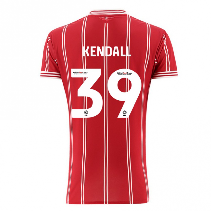 Niño Fútbol Camiseta Maya Kendall #39 Rojo 1ª Equipación 2023/24 Perú