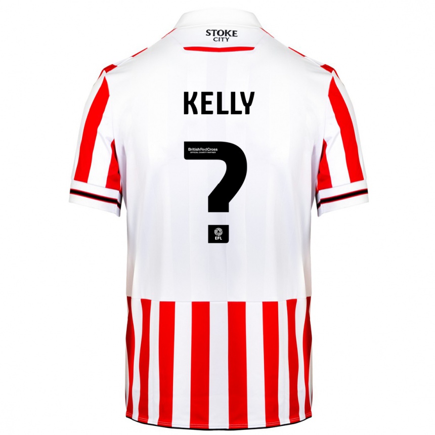 Niño Fútbol Camiseta Gabriel Gartside-Kelly #0 Rojo Blanco 1ª Equipación 2023/24 Perú