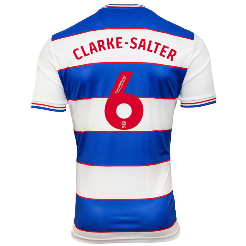 Niño Fútbol Camiseta Jake Clarke-Salter #6 Blanco Azul 1ª Equipación 2023/24 Perú