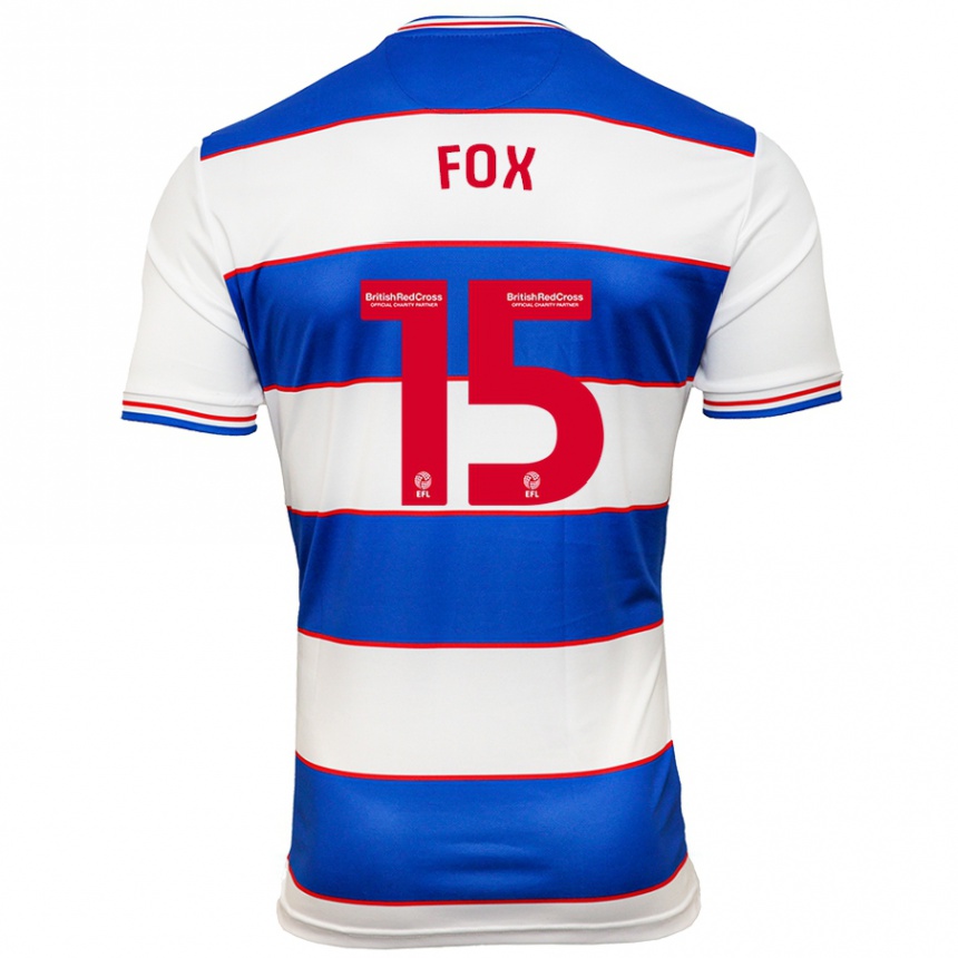 Niño Fútbol Camiseta Morgan Fox #15 Blanco Azul 1ª Equipación 2023/24 Perú