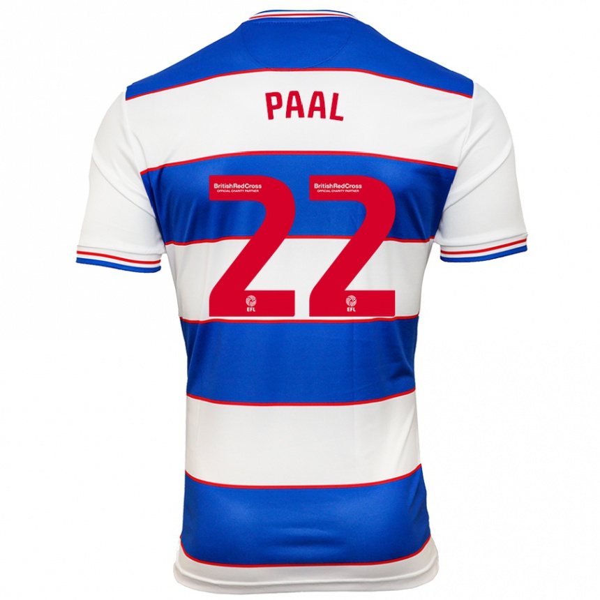 Niño Fútbol Camiseta Kenneth Paal #22 Blanco Azul 1ª Equipación 2023/24 Perú