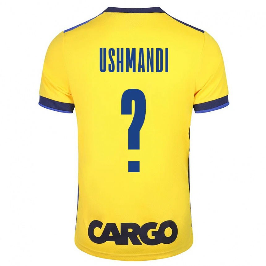 Niño Fútbol Camiseta Anar Ushmandi #0 Amarillo 1ª Equipación 2023/24 Perú