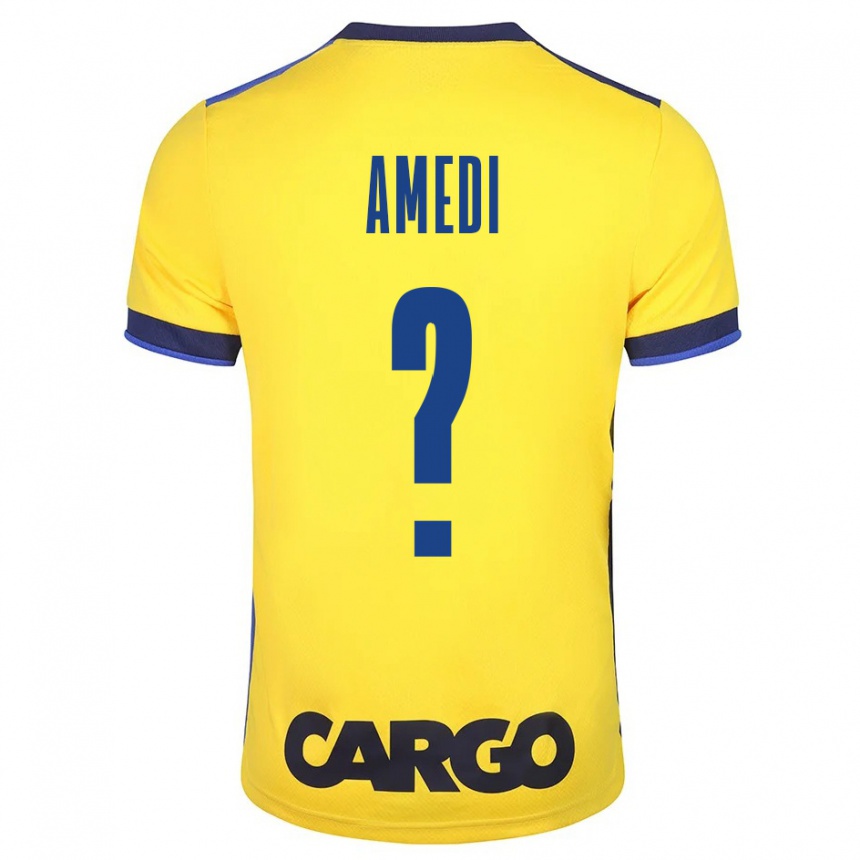 Niño Fútbol Camiseta Roei Amedi #0 Amarillo 1ª Equipación 2023/24 Perú