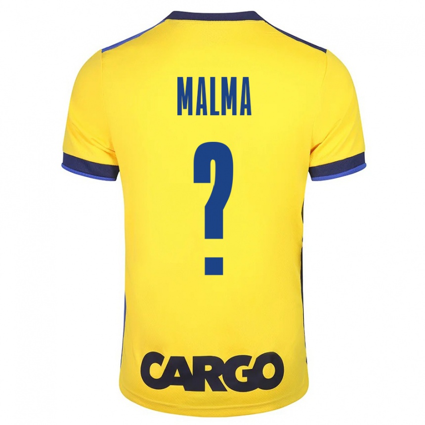 Niño Fútbol Camiseta Itay Malma #0 Amarillo 1ª Equipación 2023/24 Perú