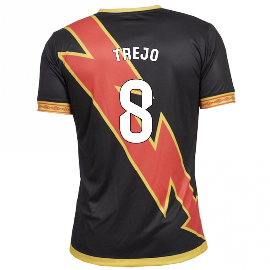 Niño Fútbol Camiseta Óscar Trejo #8 Negro 2ª Equipación 2023/24 Perú