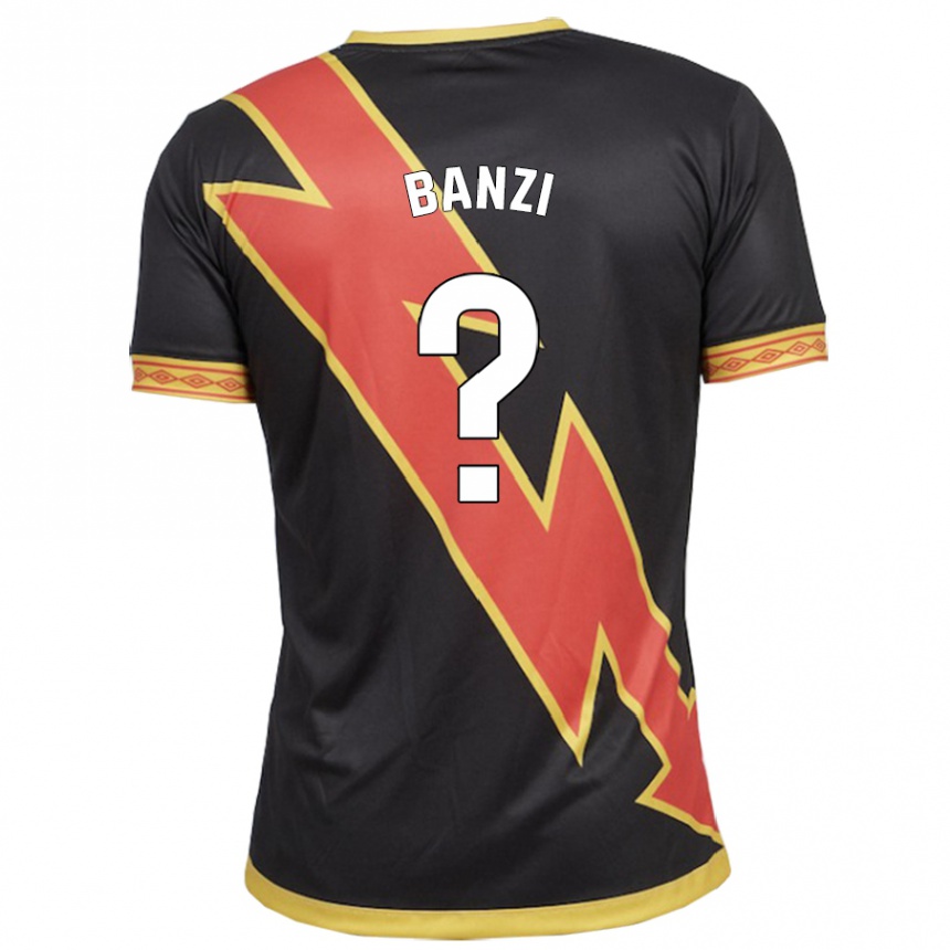 Niño Fútbol Camiseta Cedrick Banzi #0 Negro 2ª Equipación 2023/24 Perú