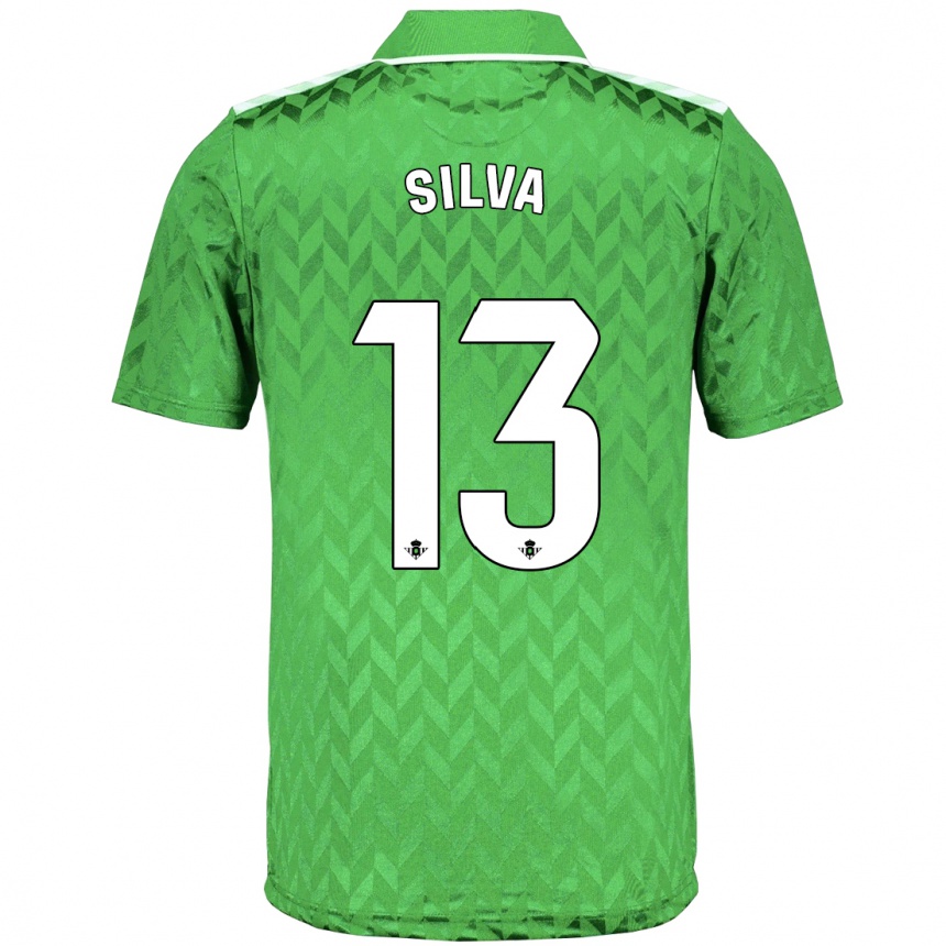 Niño Fútbol Camiseta Rui Silva #13 Verde 2ª Equipación 2023/24 Perú