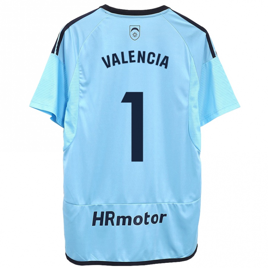 Niño Fútbol Camiseta Pablo Valencia #1 Azul 2ª Equipación 2023/24 Perú