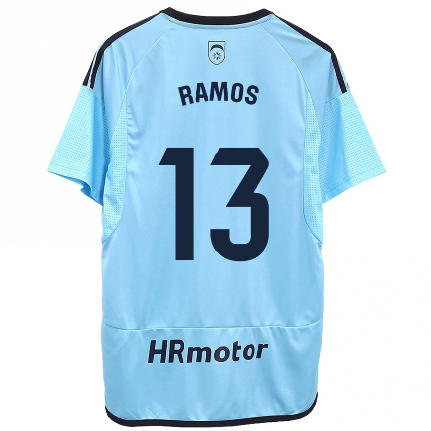 Niño Fútbol Camiseta Darío Ramos #13 Azul 2ª Equipación 2023/24 Perú