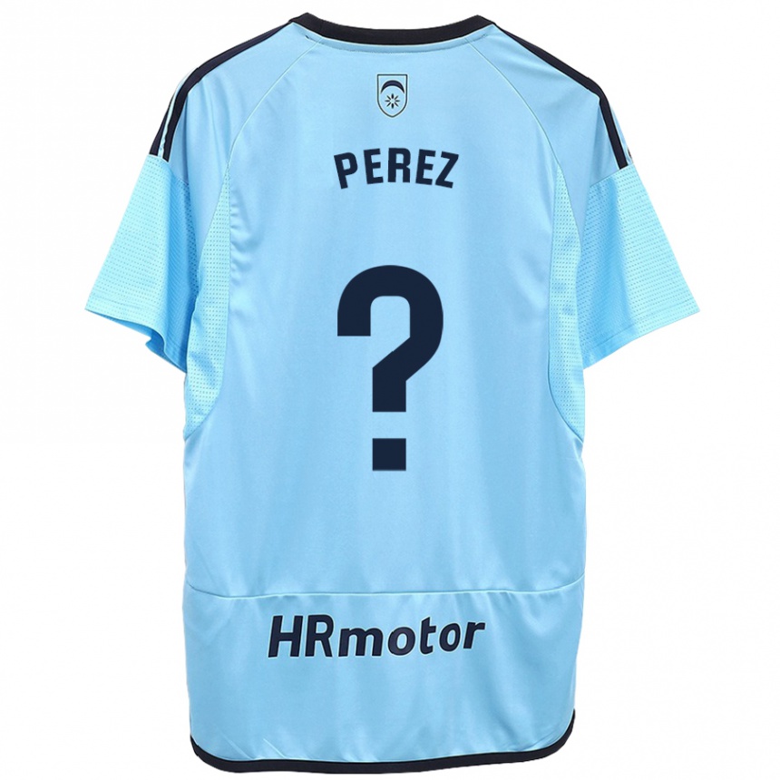 Niño Fútbol Camiseta Bruno Perez #0 Azul 2ª Equipación 2023/24 Perú