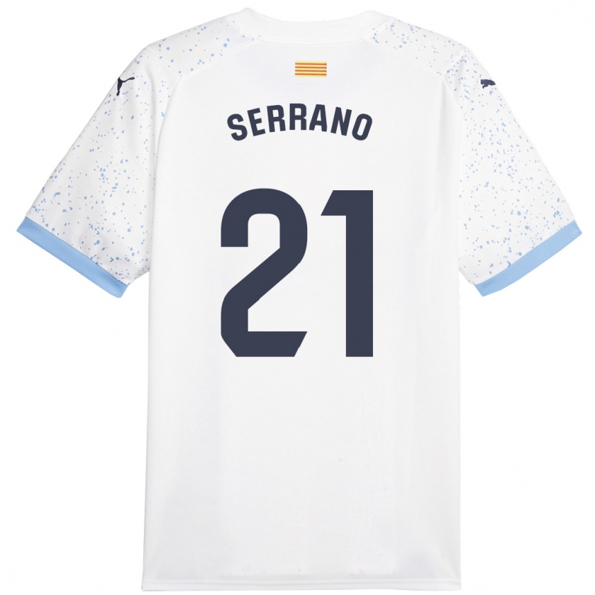 Niño Fútbol Camiseta Ot Serrano #21 Blanco 2ª Equipación 2023/24 Perú