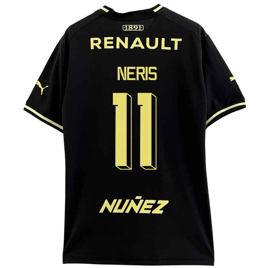 Niño Fútbol Camiseta José Neris #11 Negro 2ª Equipación 2023/24 Perú