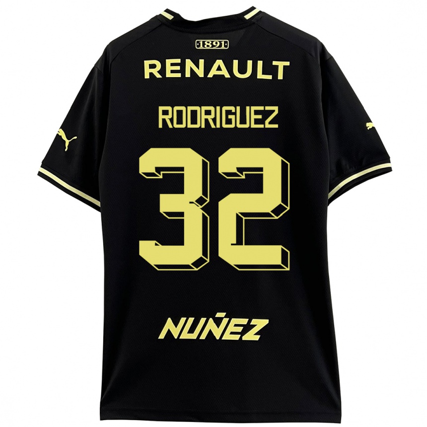 Niño Fútbol Camiseta Randall Rodríguez #32 Negro 2ª Equipación 2023/24 Perú