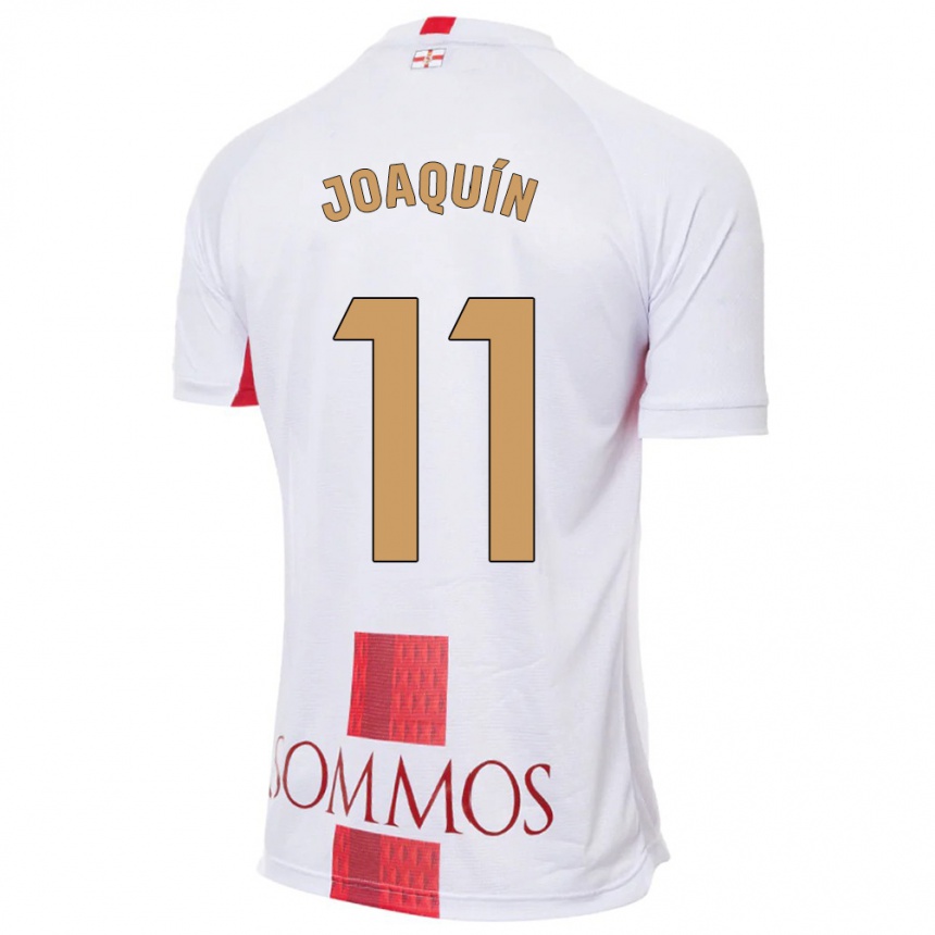 Niño Fútbol Camiseta Joaquin Munoz #11 Blanco 2ª Equipación 2023/24 Perú