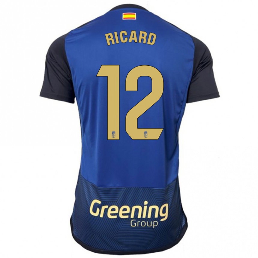 Niño Fútbol Camiseta Ricard Sanchez #12 Armada 2ª Equipación 2023/24 Perú