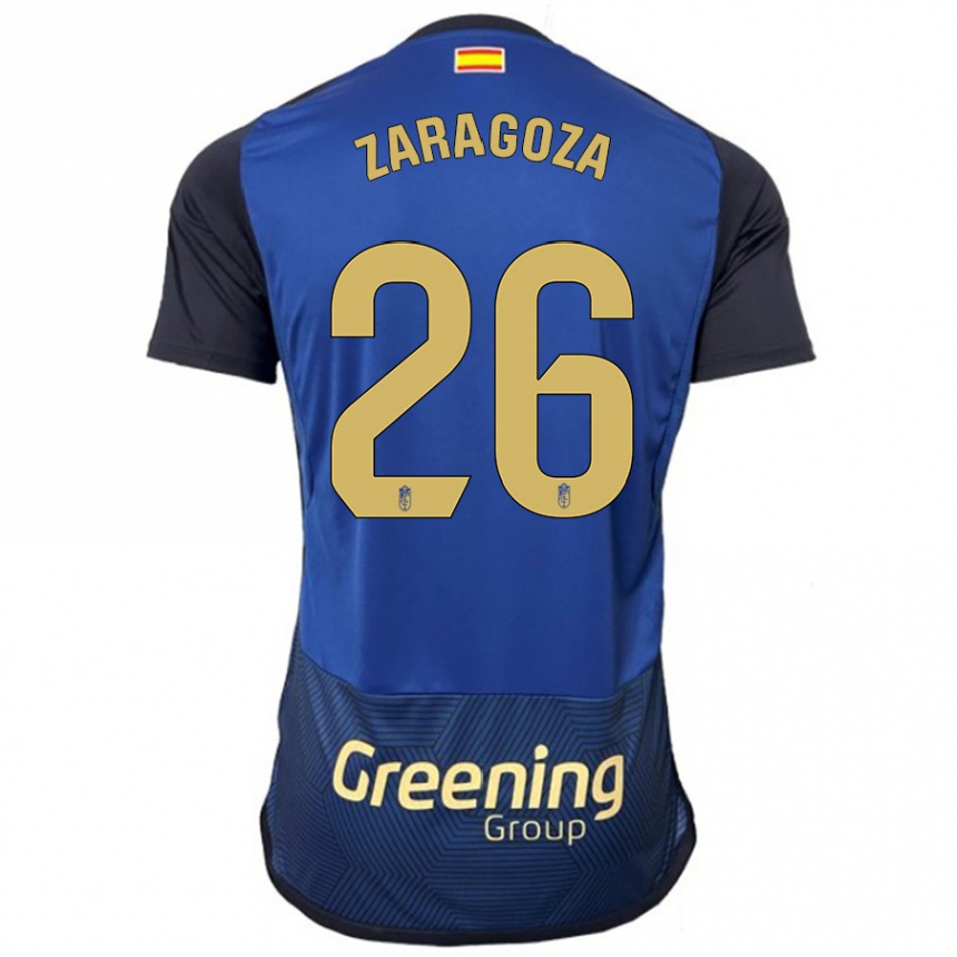 Niño Fútbol Camiseta Bryan Zaragoza #26 Armada 2ª Equipación 2023/24 Perú