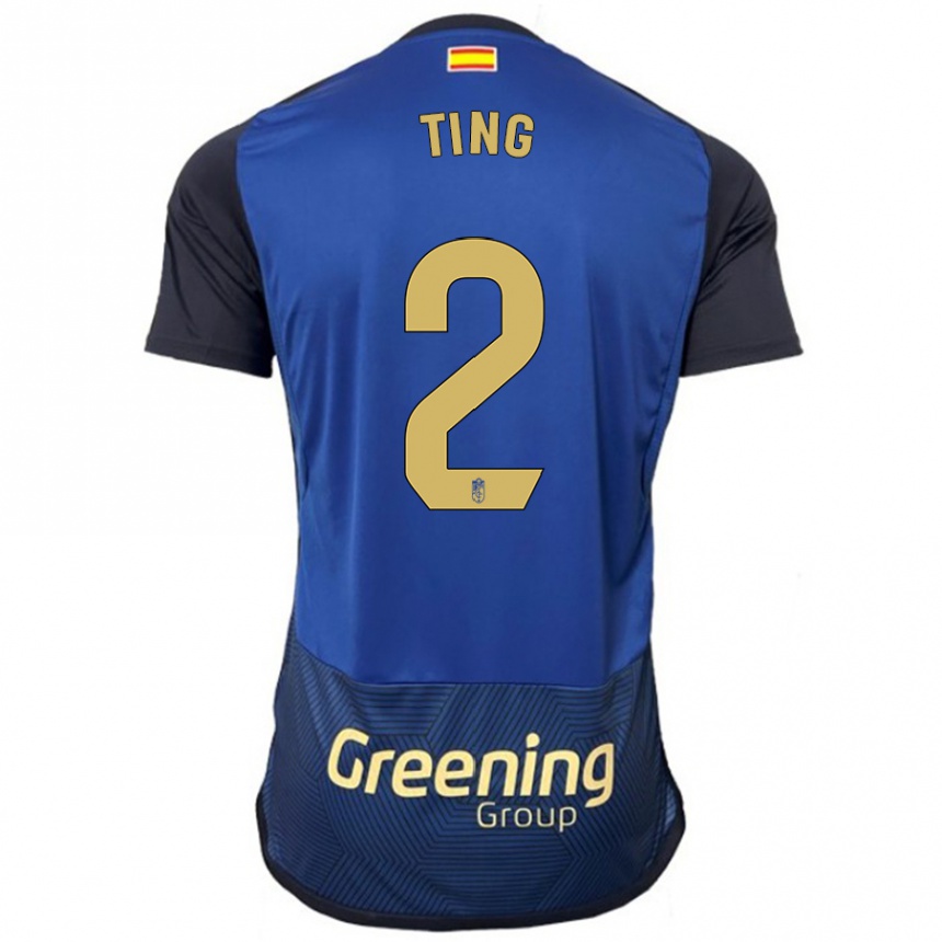 Niño Fútbol Camiseta Xie Ting #2 Armada 2ª Equipación 2023/24 Perú