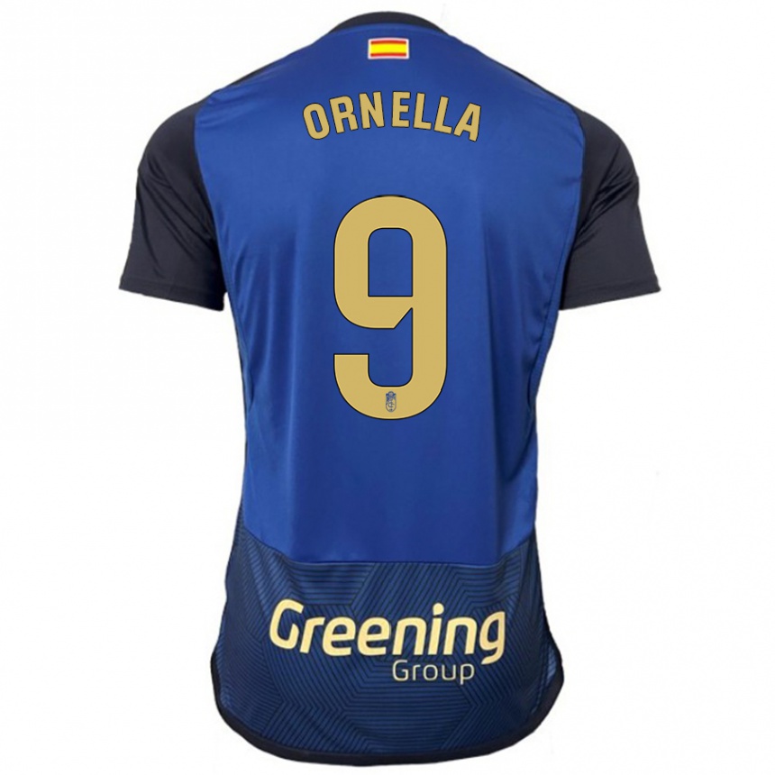 Niño Fútbol Camiseta Ornella María Vignola Cabot #9 Armada 2ª Equipación 2023/24 Perú