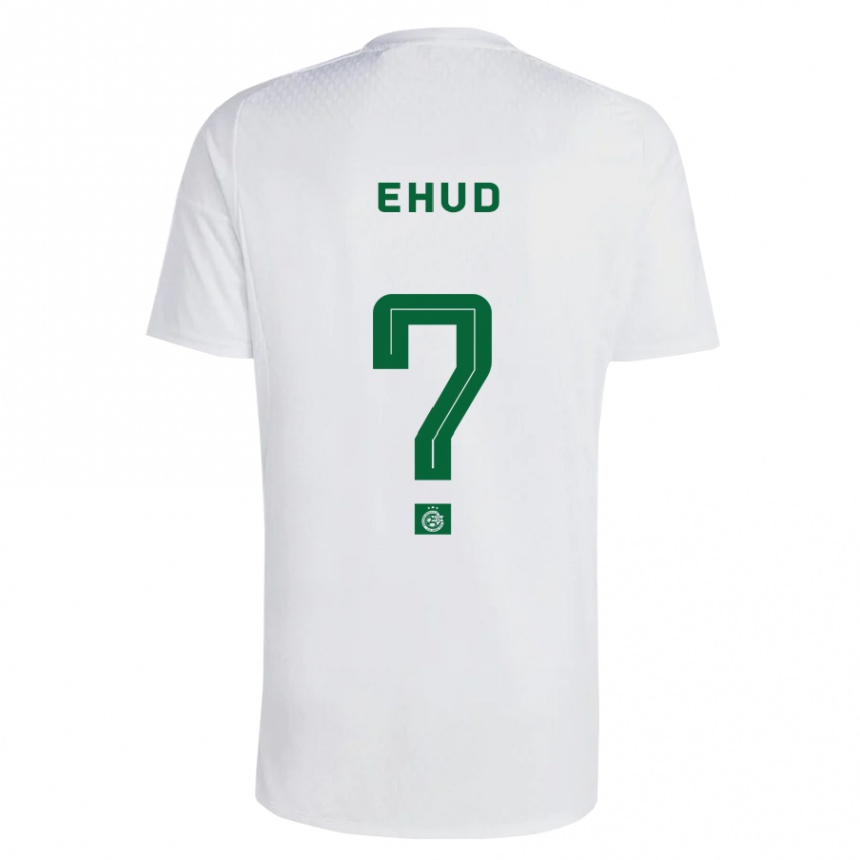 Niño Fútbol Camiseta Itay Ehud #0 Verde Azul 2ª Equipación 2023/24 Perú