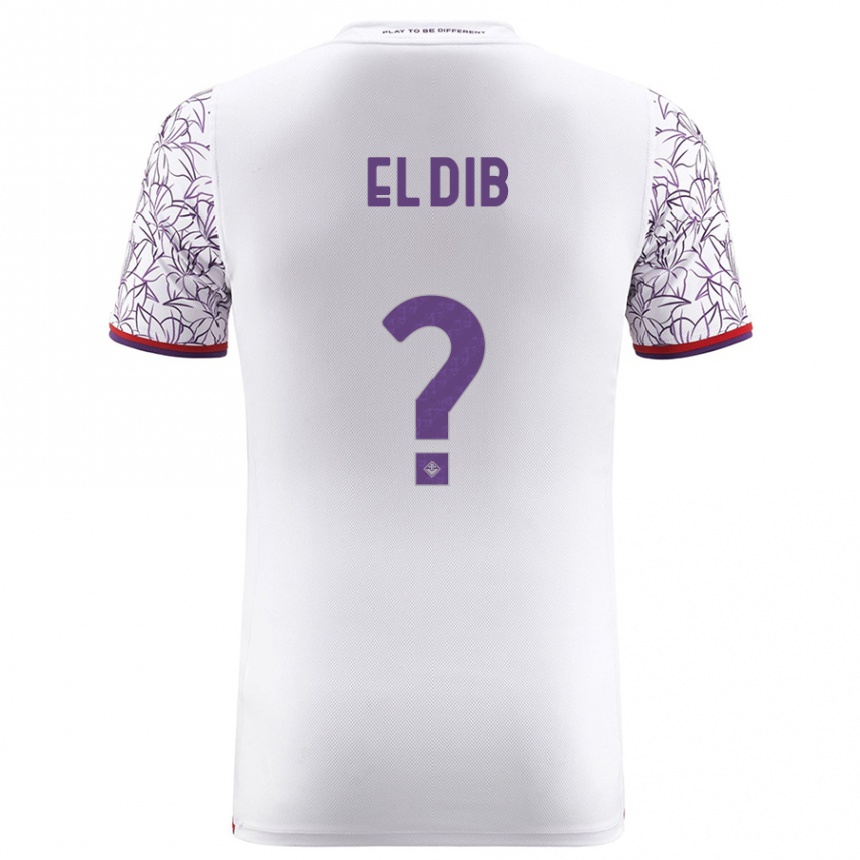 Niño Fútbol Camiseta Karim El Dib #0 Blanco 2ª Equipación 2023/24 Perú