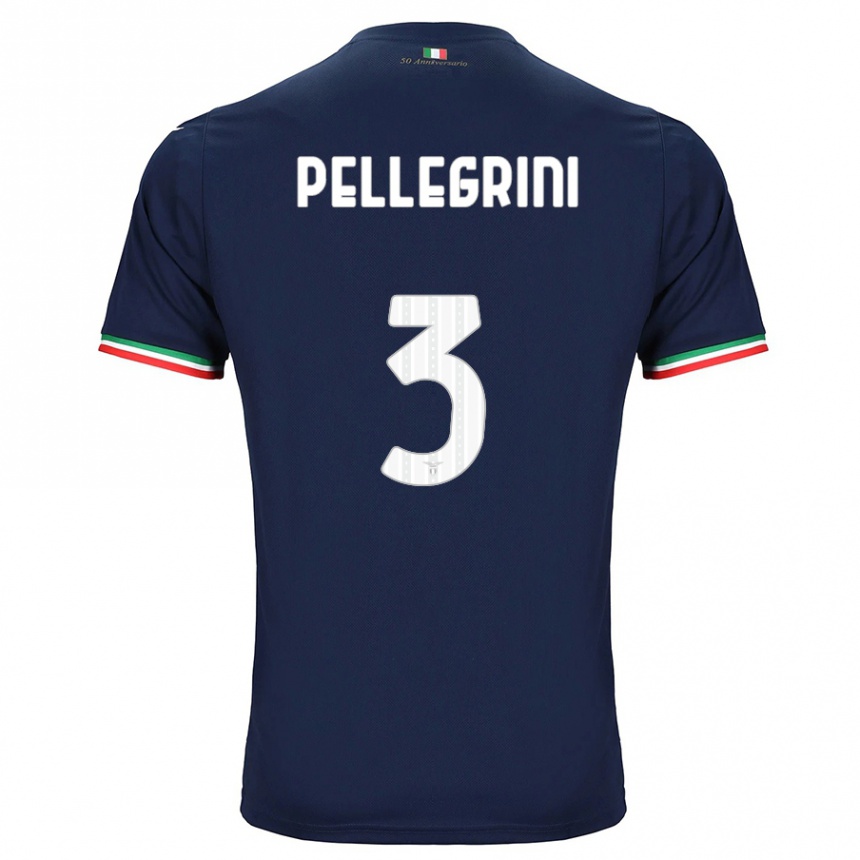 Niño Fútbol Camiseta Luca Pellegrini #3 Armada 2ª Equipación 2023/24 Perú