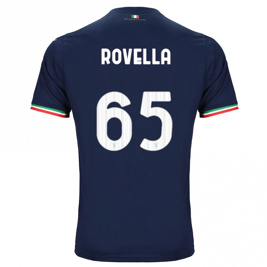 Niño Fútbol Camiseta Nicolo Rovella #65 Armada 2ª Equipación 2023/24 Perú