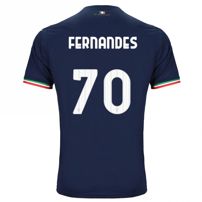 Niño Fútbol Camiseta Saná Fernandes #70 Armada 2ª Equipación 2023/24 Perú