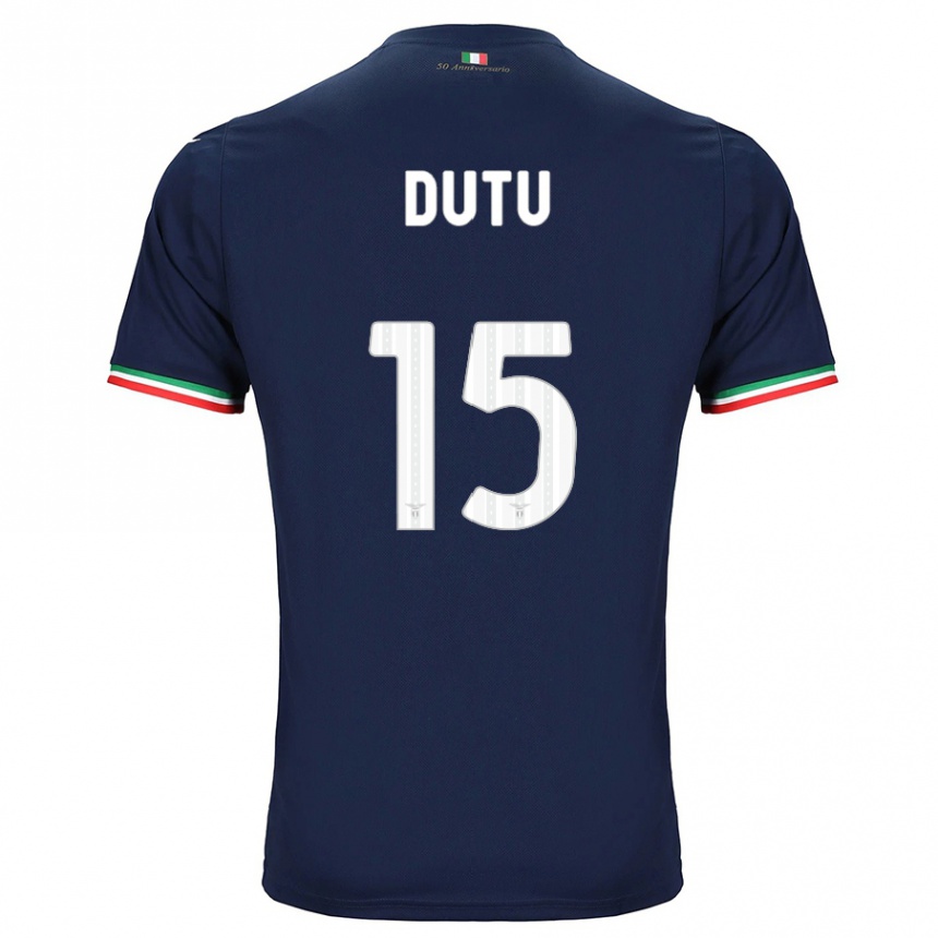 Niño Fútbol Camiseta Matteo Dutu #15 Armada 2ª Equipación 2023/24 Perú