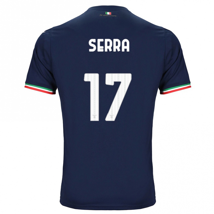 Niño Fútbol Camiseta Federico Serra #17 Armada 2ª Equipación 2023/24 Perú