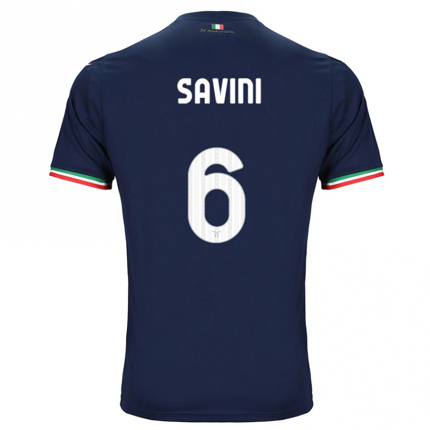 Niño Fútbol Camiseta Federica Savini #6 Armada 2ª Equipación 2023/24 Perú