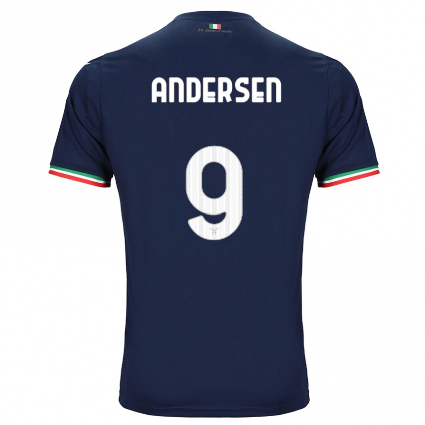 Niño Fútbol Camiseta Signe Holt Andersen #9 Armada 2ª Equipación 2023/24 Perú