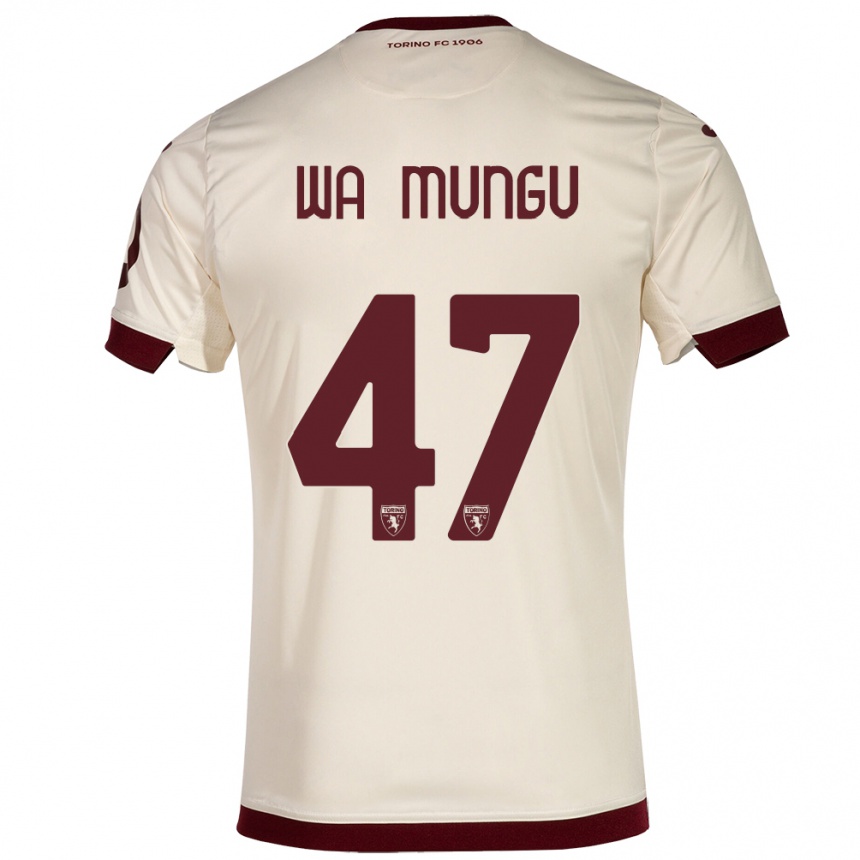 Niño Fútbol Camiseta Vimoj Muntu Wa Mungu #47 Champán 2ª Equipación 2023/24 Perú