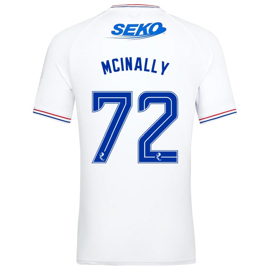 Niño Fútbol Camiseta Darren Mcinally #72 Blanco 2ª Equipación 2023/24 Perú