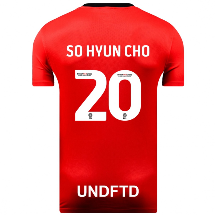 Niño Fútbol Camiseta Cho So-Hyun #20 Rojo 2ª Equipación 2023/24 Perú