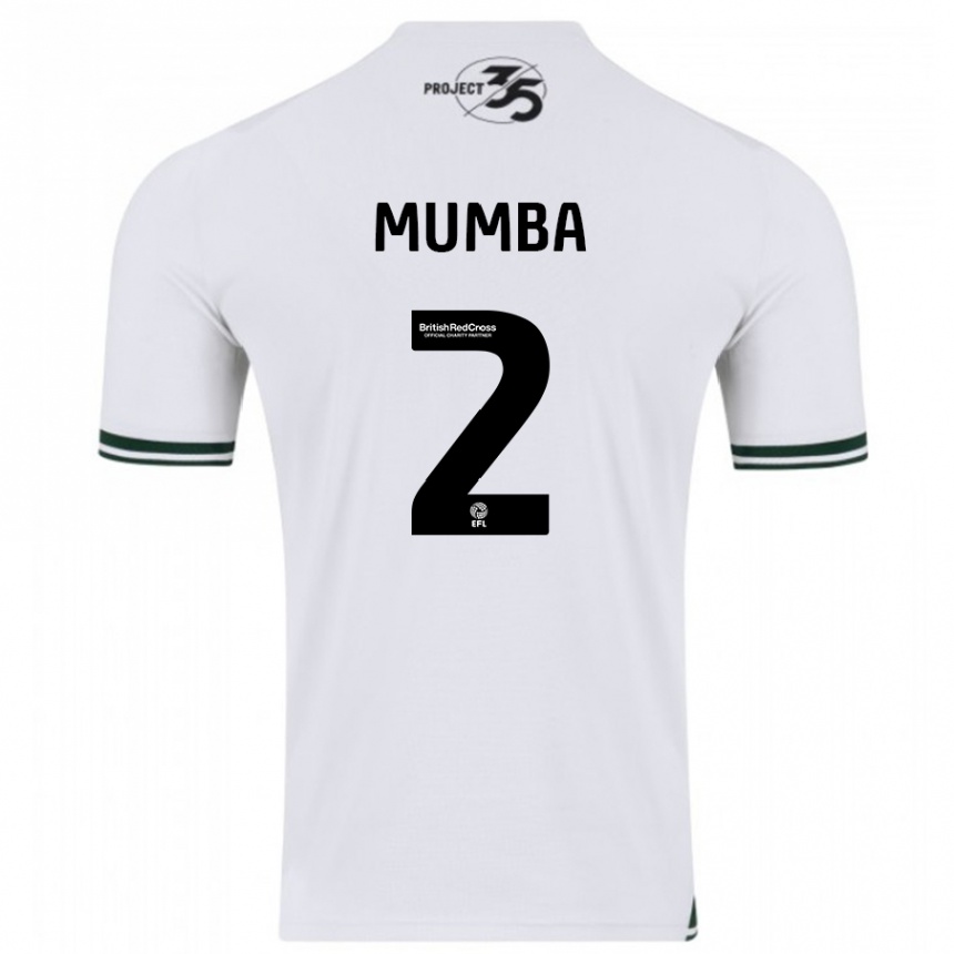 Niño Fútbol Camiseta Bali Mumba #2 Blanco 2ª Equipación 2023/24 Perú