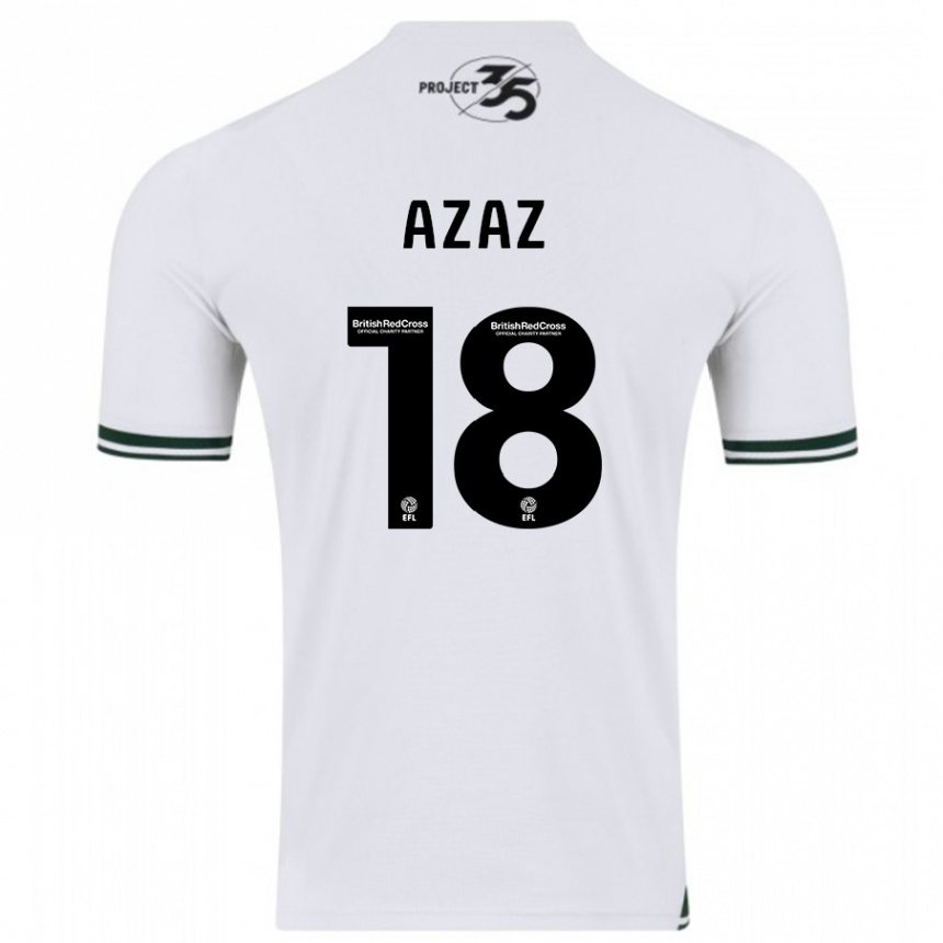 Niño Fútbol Camiseta Finn Azaz #18 Blanco 2ª Equipación 2023/24 Perú