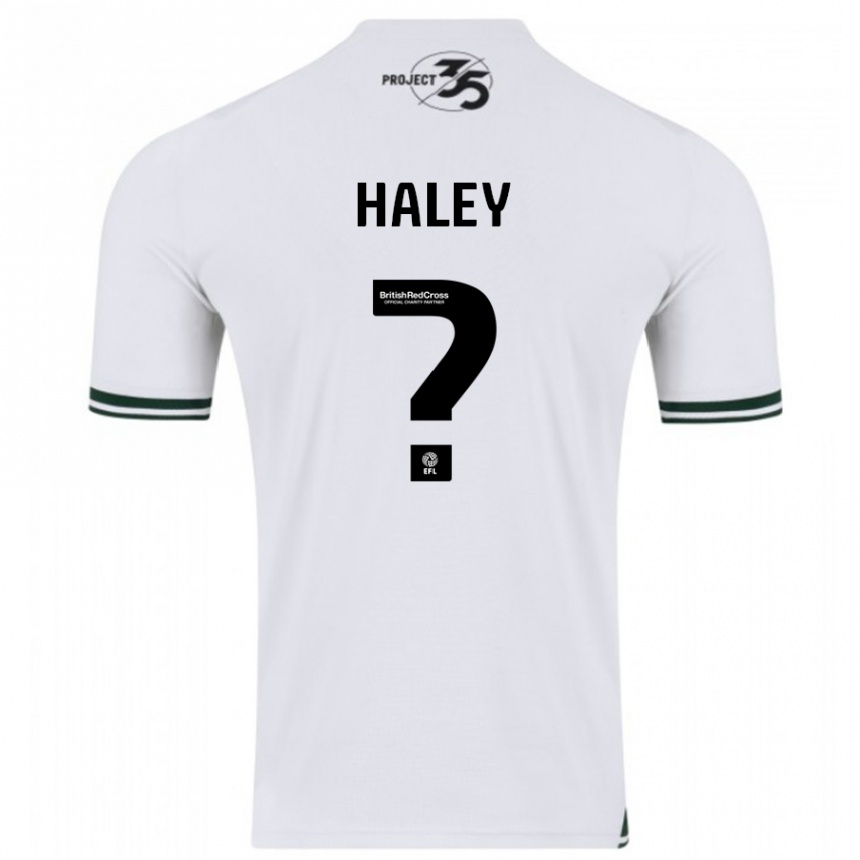 Niño Fútbol Camiseta Toby Haley #0 Blanco 2ª Equipación 2023/24 Perú