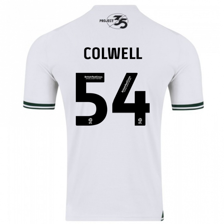 Niño Fútbol Camiseta Lewis Colwell #54 Blanco 2ª Equipación 2023/24 Perú