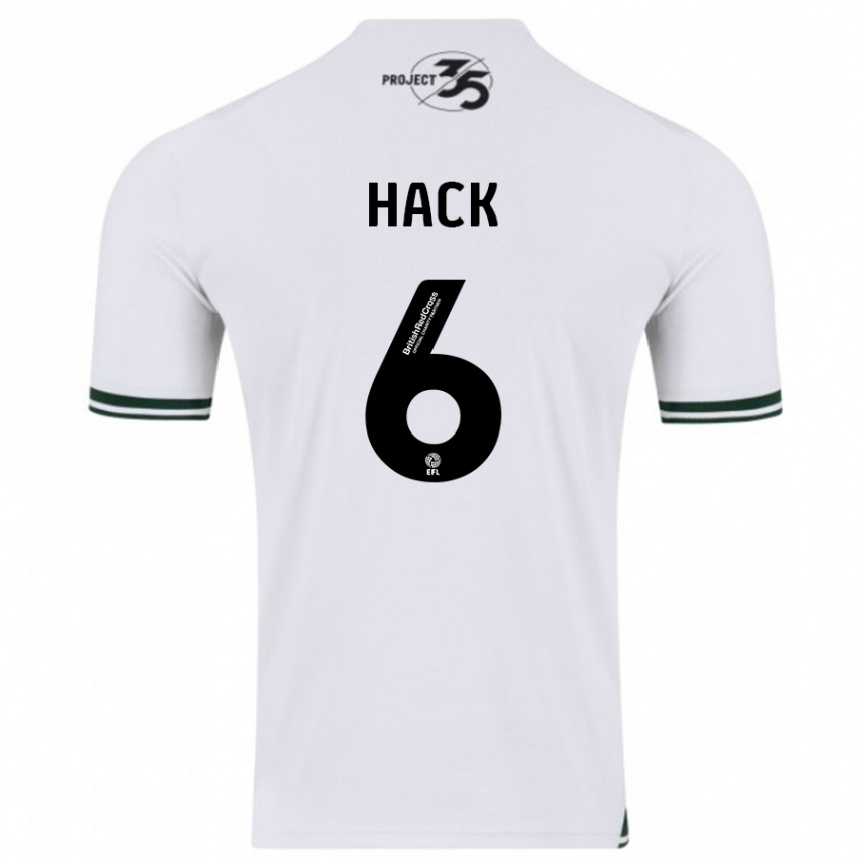 Niño Fútbol Camiseta Lucy Hack #6 Blanco 2ª Equipación 2023/24 Perú