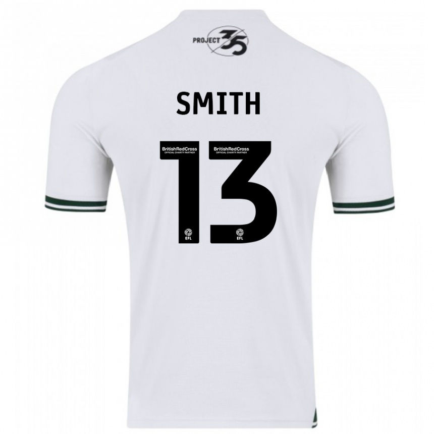 Niño Fútbol Camiseta Grace Smith #13 Blanco 2ª Equipación 2023/24 Perú