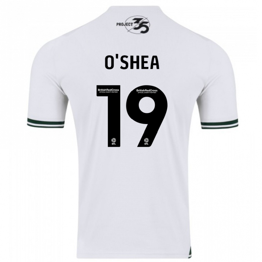 Niño Fútbol Camiseta Erin O'shea #19 Blanco 2ª Equipación 2023/24 Perú