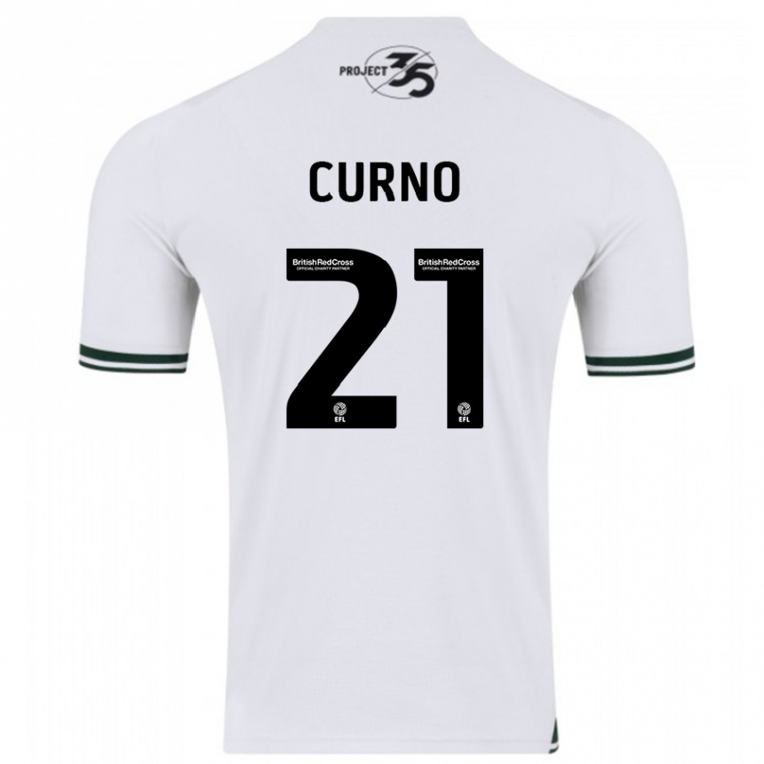 Niño Fútbol Camiseta Maddi Curno #21 Blanco 2ª Equipación 2023/24 Perú