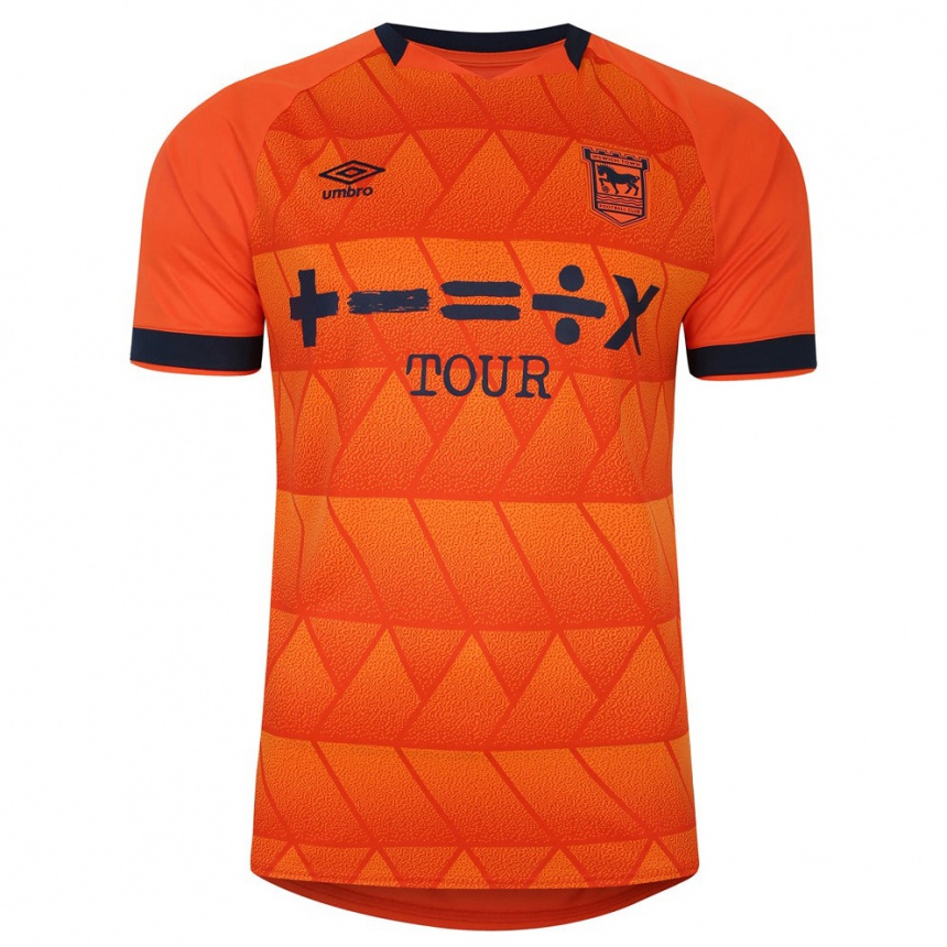 Niño Fútbol Camiseta Henry Gray #0 Naranja 2ª Equipación 2023/24 Perú